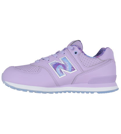 New Balance Sko - 574 - Lilac Glo/Electric Sky