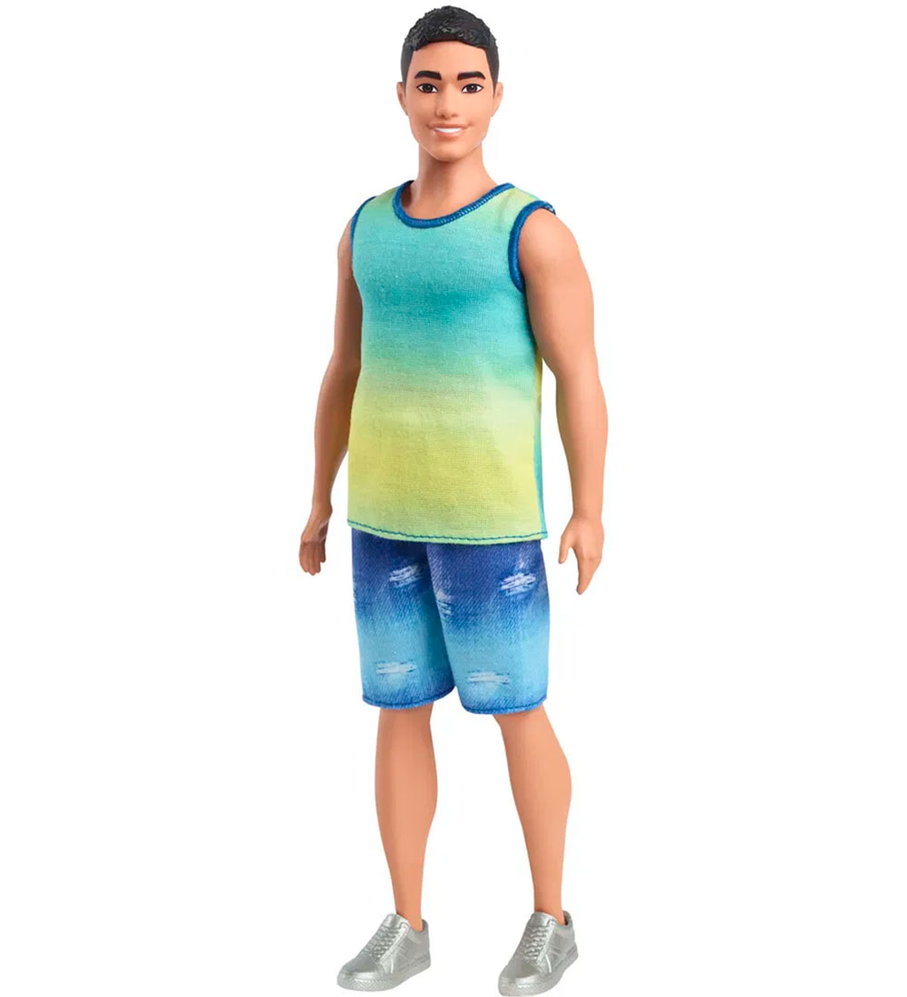 Barbie Puppe - 30 cm - Fashionista Ken Ombre Tank - Barbie - One Size - Puppen