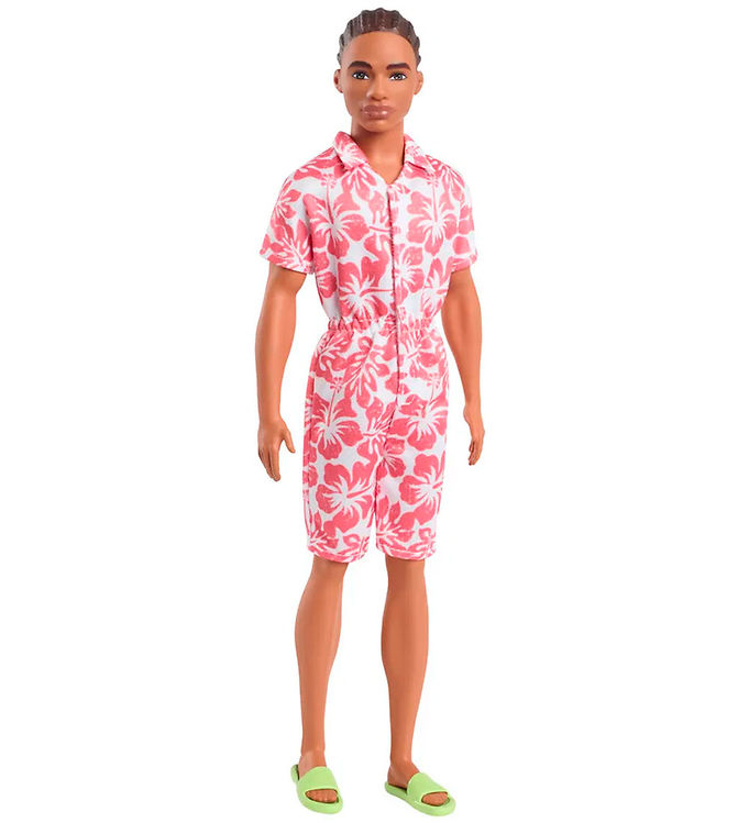 Barbie Dukke - 30 cm - Fashionista Ken Printed Boiler Suit
