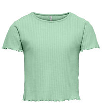 Kids Only T-shirt - Noos - Rib - KogNella - Birds Egg Green Kids Only T-shirt - Noos - Rib - KogNella - Birds Egg Green