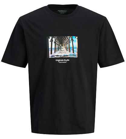 Jack & Jones T-shirt - JorVesterbro - Sort Jack & Jones T-shirt - JorVesterbro - Sort
