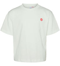 Vero Moda Girl T-shirt - VmHarper - Snow White/SMILEY Vero Moda Girl T-shirt - VmHarper - Snow White/SMILEY