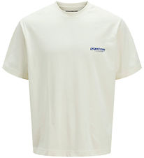 Jack & Jones T-shirt - JcoUnion - Sweet Corn Jack & Jones T-shirt - JcoUnion - Sweet Corn