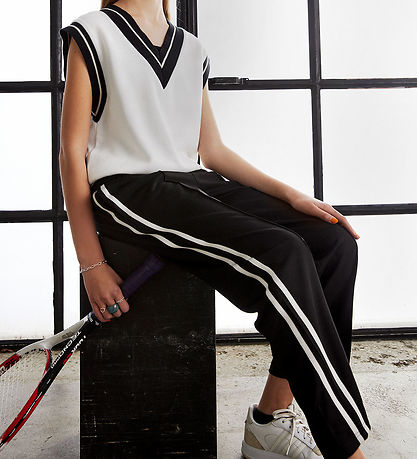 Hound Træningsbukser - Sort m. Hvid Hound Træningsbukser - Sort m. Hvid