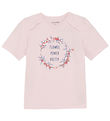 Minymo T-shirt - Pink Dogwood m. Print Minymo T-shirt - Pink Dogwood m. Print