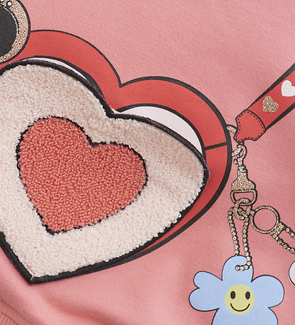 Minymo Sweatshirt - Strawberry Ice m. Print Minymo Sweatshirt - Strawberry Ice m. Print