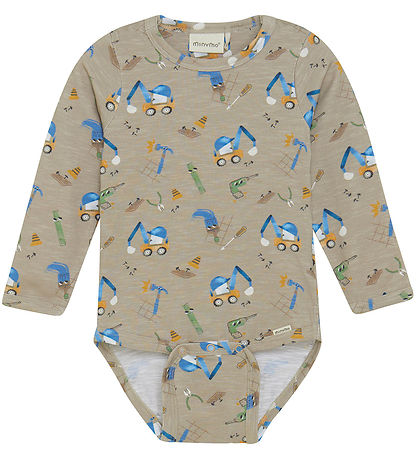 Minymo Body l/æ - Pure Cashmere m. Print