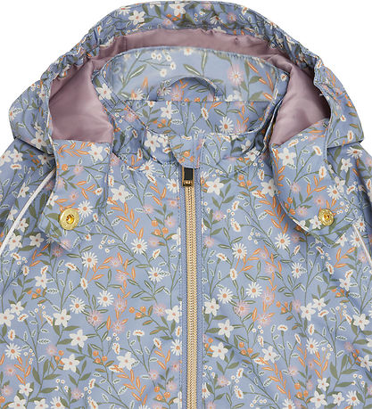 Hust and Claire Sommerjakke - HCObia - Blue Flint m. Blomster Hust and Claire Sommerjakke - HCObia - Blue Flint m. Blomster