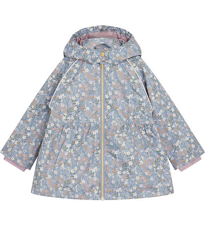Hust and Claire Sommerjakke - HCObia - Blue Flint m. Blomster Hust and Claire Sommerjakke - HCObia - Blue Flint m. Blomster