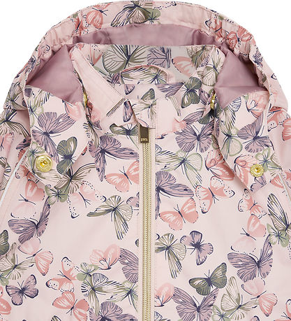 Hust and Claire Sommerjakke - HCObia - Peach Dust m. Sommerfugle