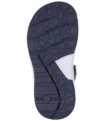 Superfit Sandaler - Criss Cross - Blå/Tyrkis Grøn