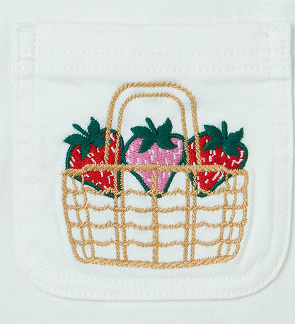 Stella McCartney Kids Kjole - Avorio/Embroidery