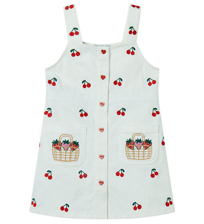 Stella McCartney Kids Kjole - Avorio/Embroidery