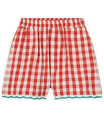 Stella McCartney Kids Shorts - Rosso/Hvidternet Stella McCartney Kids Shorts - Rosso/Hvidternet