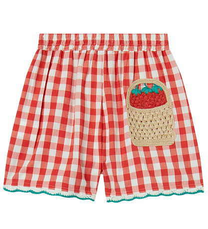 Stella McCartney Kids Shorts - Rosso/Hvidternet Stella McCartney Kids Shorts - Rosso/Hvidternet