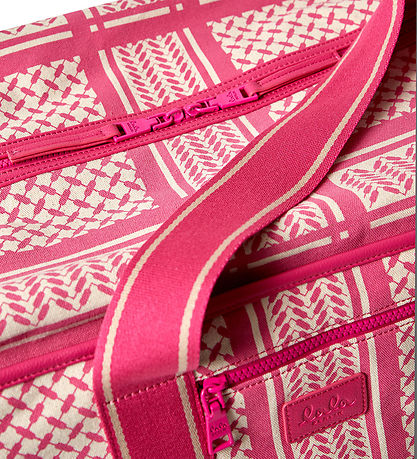 Lala Berlin Taske - Big Bag Muriel 2.0 - Heritage Stripe Pink