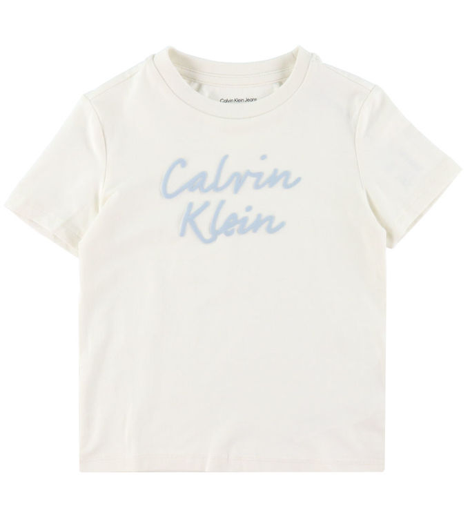 Calvin Klein T-shirt - Colour Logo - Tofu White