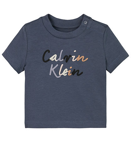 Calvin Klein Sæt - Shorts/T-shirt - Colour Logo - Grisaille Grey Calvin Klein Sæt - Shorts/T-shirt - Colour Logo - Grisaille Grey