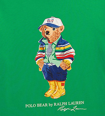 Polo Ralph Lauren T-shirt - Grøn m. Bamse
