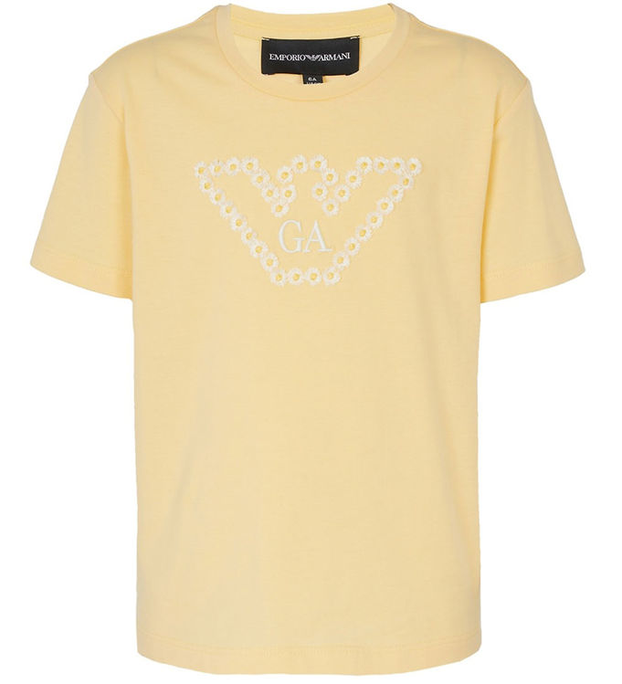 Emporio Armani T-shirt med Logo - Golden Haze