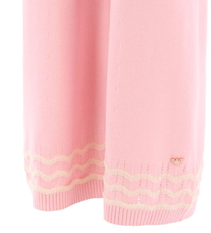 Emporio Armani Bukser - Strik - Pink/Off White Emporio Armani Bukser - Strik - Pink/Off White