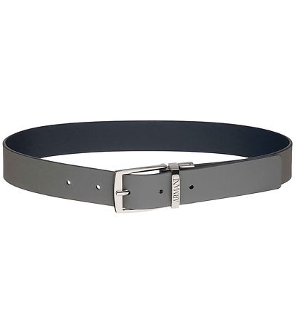 Emporio Armani Bælte - Vendbar - Navy/Grå