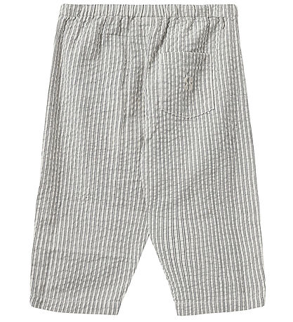 Sofie Schnoor Bukser - White Black Striped Sofie Schnoor Bukser - White Black Striped