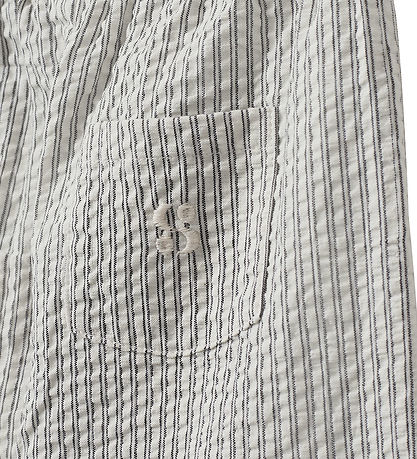 Sofie Schnoor Bukser - White Black Striped Sofie Schnoor Bukser - White Black Striped