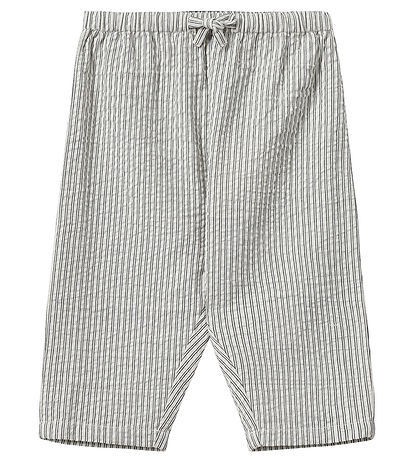 Sofie Schnoor Bukser - White Black Striped Sofie Schnoor Bukser - White Black Striped