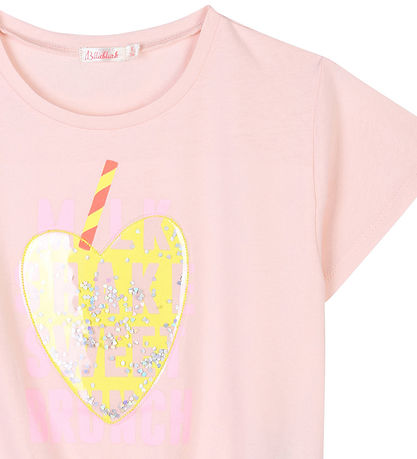 Billieblush T-shirt - Pink Pale m. Print
