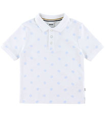 BOSS Polo - Hvid/Blå BOSS Polo - Hvid/Blå