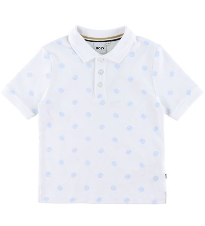 BOSS Polo - Hvid/Blå BOSS Polo - Hvid/Blå