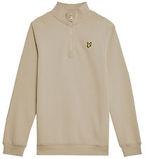 Lyle & Scott Sweatshirt - Quarter Zip - Stone Lyle & Scott Sweatshirt - Quarter Zip - Stone
