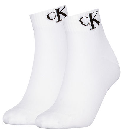 Calvin Klein Strømper - 2-pak - Hvid