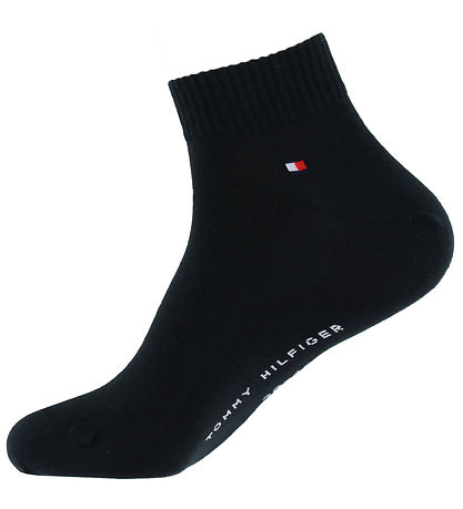 Tommy Hilfiger Strømper - 2-pak - Quater - Sort