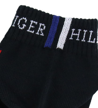 Tommy Hilfiger Strømper - 2-pak - Quater - Sort
