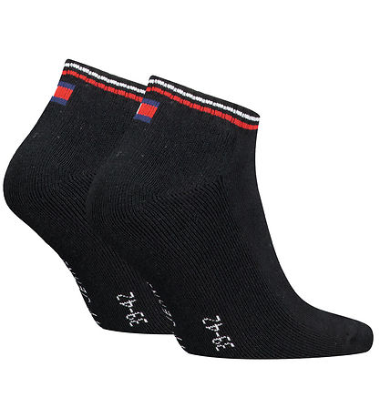 Tommy Hilfiger Ankelstrømper - 2-pak - Sneaker - Sort