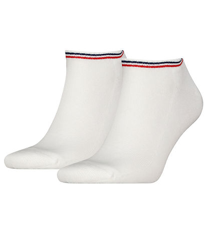 Tommy Hilfiger Ankelstrømper - 2-pak - Sneaker - Hvid Tommy Hilfiger Ankelstrømper - 2-pak - Sneaker - Hvid