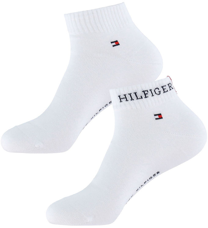 Tommy Hilfiger Strømper - 2-pak - Quarter - Hvid