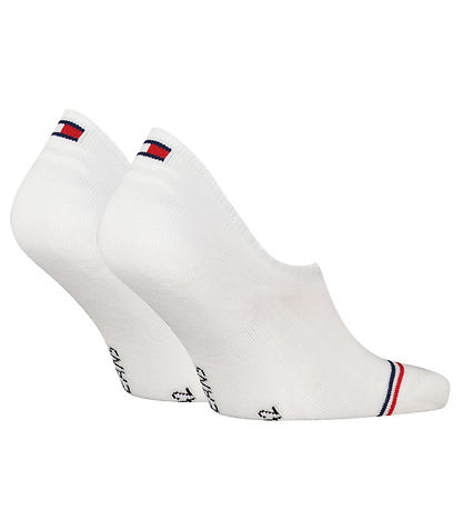 Tommy Hilfiger Strømper - 2-pak - Footie - Hvid Tommy Hilfiger Strømper - 2-pak - Footie - Hvid