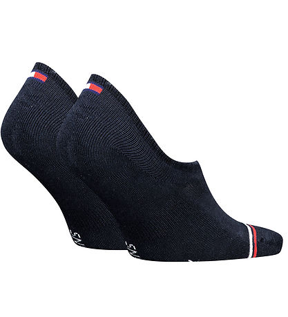 Tommy Hilfiger Strømper - 2-pak - Footie - Sort Tommy Hilfiger Strømper - 2-pak - Footie - Sort