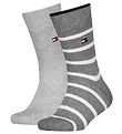 Tommy Hilfiger Strømper - 2-pak - Breton - Sort Tommy Hilfiger Strømper - 2-pak - Breton - Sort