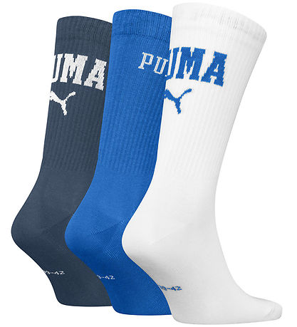 Puma Socks - 3-Pack - Regular Crew - Blue Combo