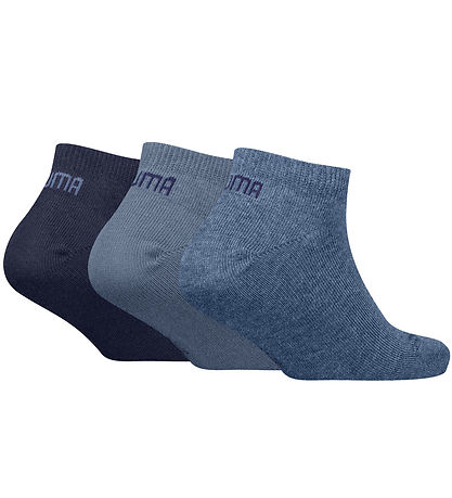 Puma Ankelstrømper - 3-pak - Kids Sneaker - Denim Blue