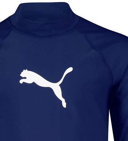 Puma Badebluse - UV50+ - Navy m. Logo Puma Badebluse - UV50+ - Navy m. Logo