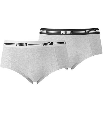 Puma Hipsters - 2-pak - Everyday - Women - Grå Puma Hipsters - 2-pak - Everyday - Women - Grå