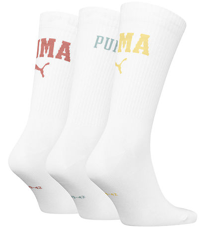 Puma Socks - 3-Pack - Regular Crew - White Combo