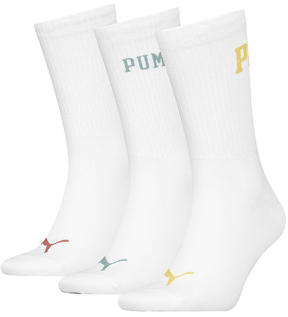 Puma Socks - 3-Pack - Regular Crew - White Combo