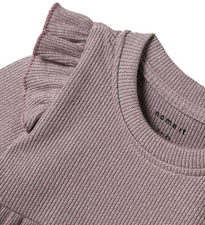 Name It Kjole - NbfSiclo - Elderberry m. Glimmer