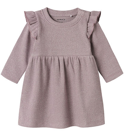 Name It Kjole - NbfSiclo - Elderberry m. Glimmer